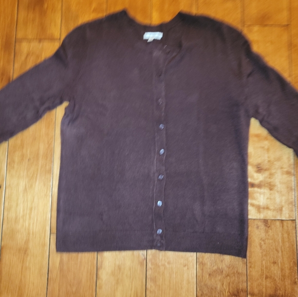 Croft & barrow long sleeve button up cardigan - Picture 4 of 9